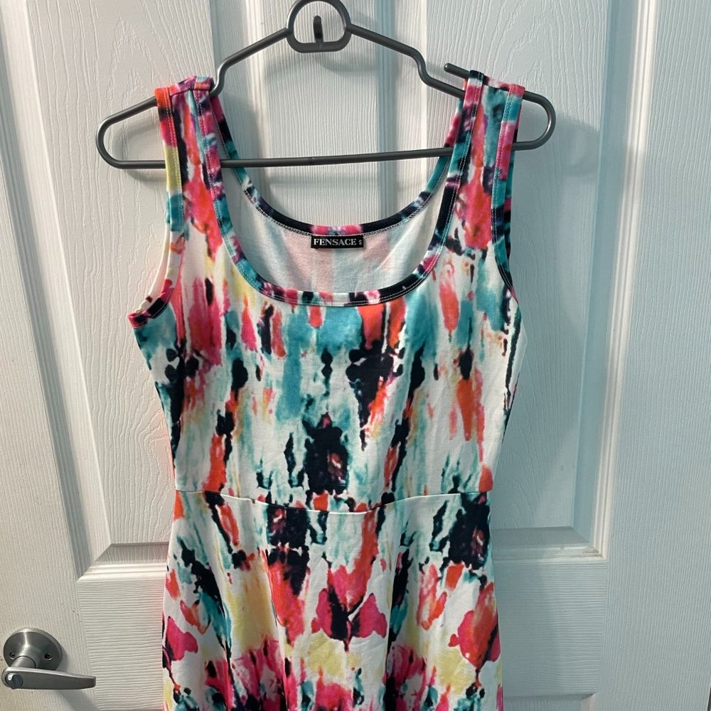 Tie Dye A-Line Dress